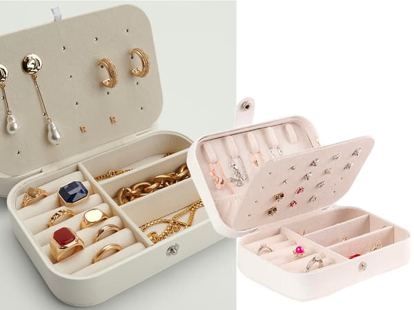 Casket organizer smyckeskrin elegant rymlig ask