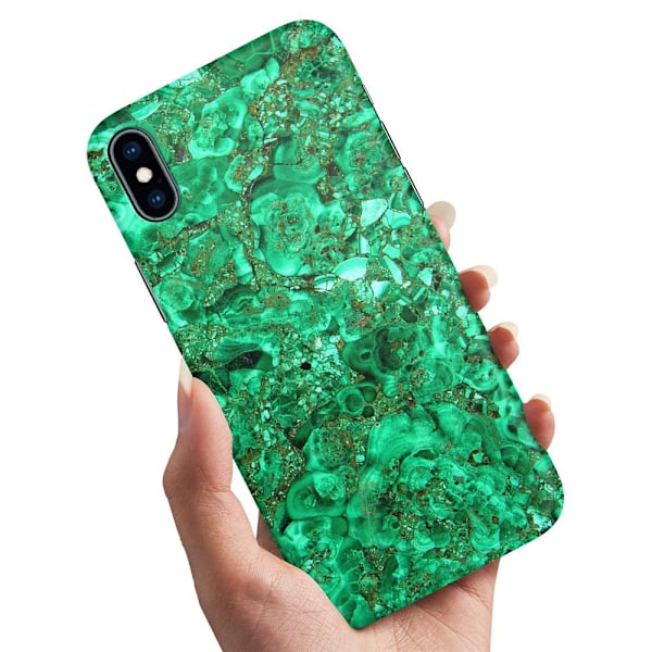 iPhone X/XS - Cover/Mobilcover Marmor Multicolor