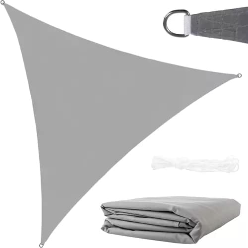 Solseil med UV-Beskyttelse til Uteplass – 4x4x4 m Grey