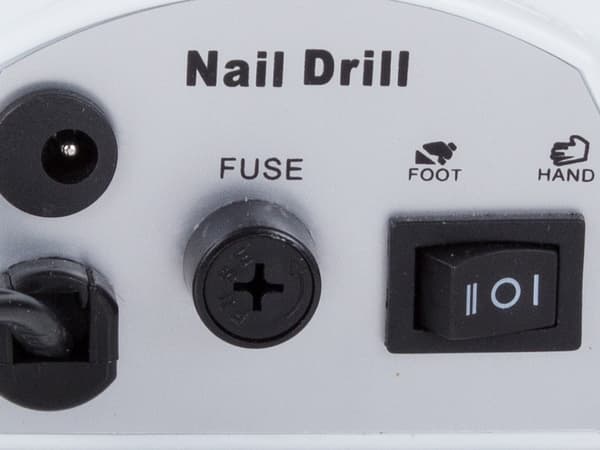Nagelfil elektrisk 65W manikyr pedikyr set Black