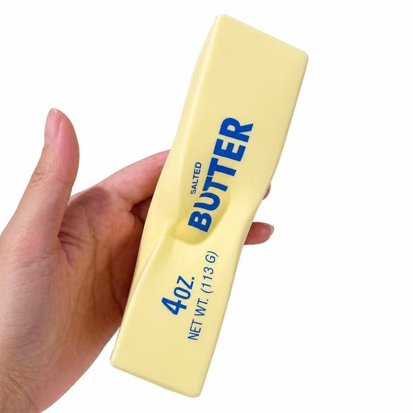 Squishy klämboll i PU - Smördesign