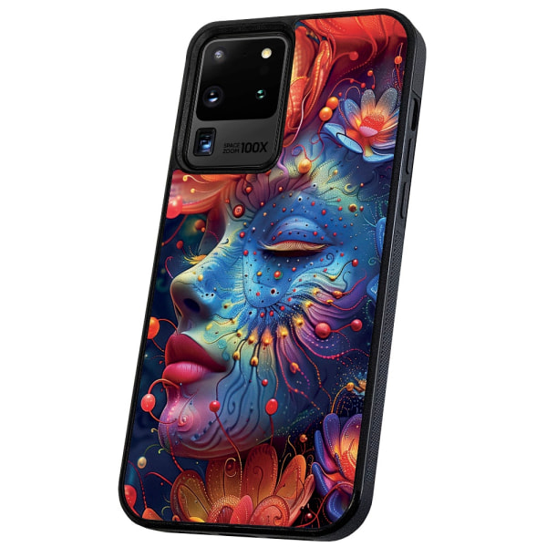 Samsung Galaxy S20 Ultra - Cover/Mobilcover Psychedelic
