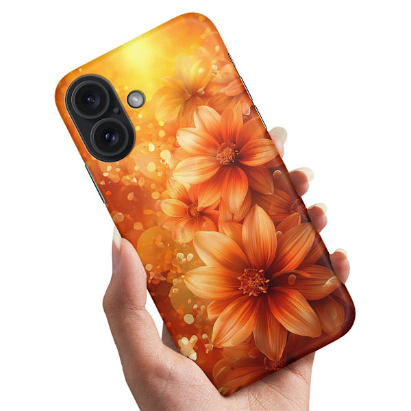 Deksel / Mobildeksel til iPhone 16 - Flowers