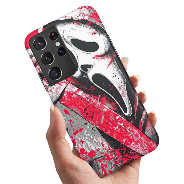 Deksel / Mobildeksel til Samsung Galaxy S21 Ultra - Scream Ghostface