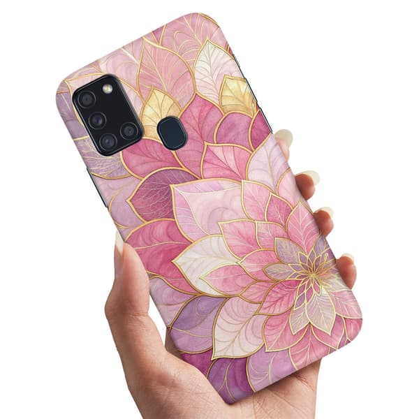 Deksel / Mobildeksel til Samsung Galaxy A21s - Flower