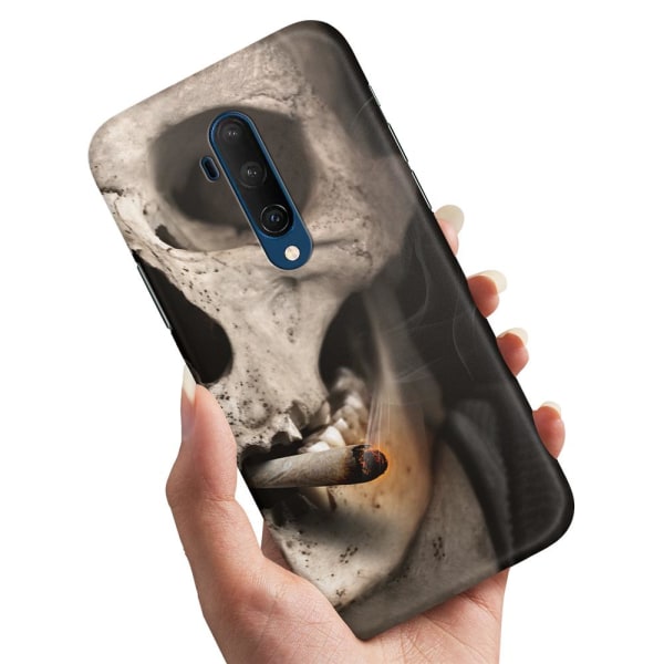 OnePlus 7T Pro - Skal / Mobilskal Smoking Skull
