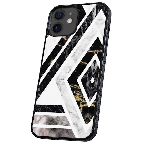 iPhone 11 - Deksel/Mobildeksel Krokete Mønster Multicolor