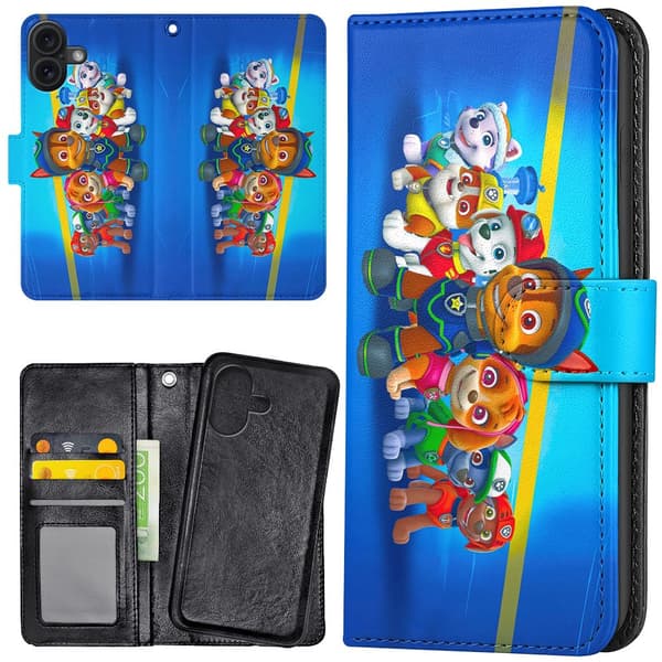 iPhone 17 - Lommebok Deksel Paw Patrol
