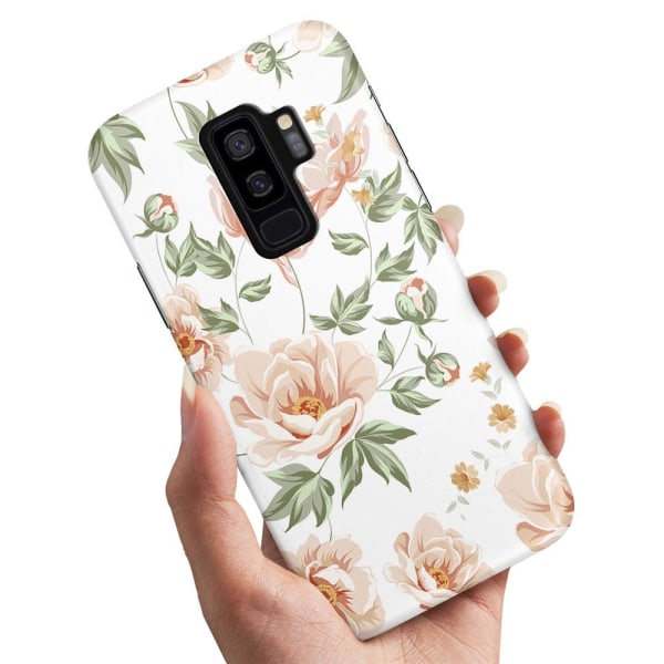 Samsung Galaxy S9 Plus - Cover/Mobilcover Blomstermønster