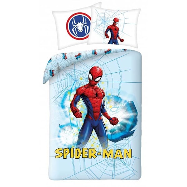 Spiderman Ljusblå Sängkläder 140×200 cm, 70×90 cm