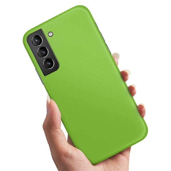 Samsung Galaxy S21 - Cover / Mobilcover Limegrøn Lime green