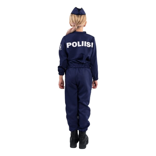 Finsk Polis Barn Maskeraddräkt MultiColor S