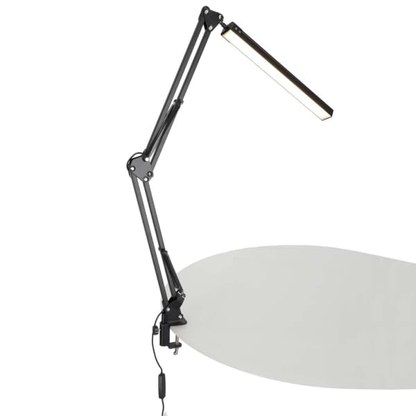 LED skrivbordslampa med klämma USB