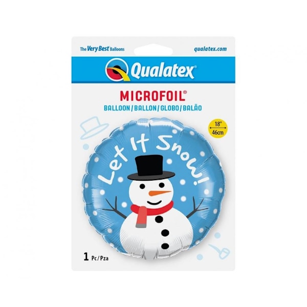 Jul Let It Snow, Snögubbe foliebidrag 46 cm