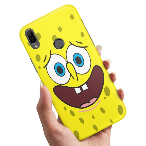 Huawei Y6 (2019) - Deksel/Mobildeksel Svampebob