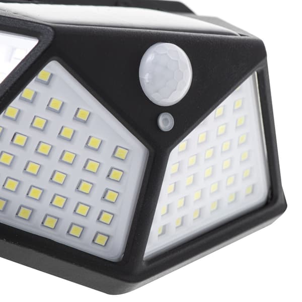 Solcellslampa med rörelse- och skymningssensor 100 LED