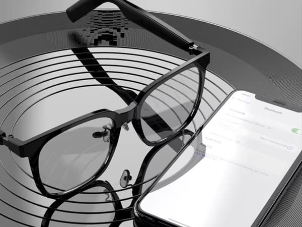 Smarta bluetoothglasögon med högtalare för samtal