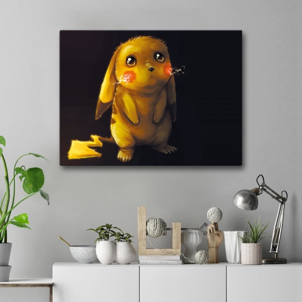Lærredsbillede / Lærredstryk - Pokemon - 40x30 cm - Lærred