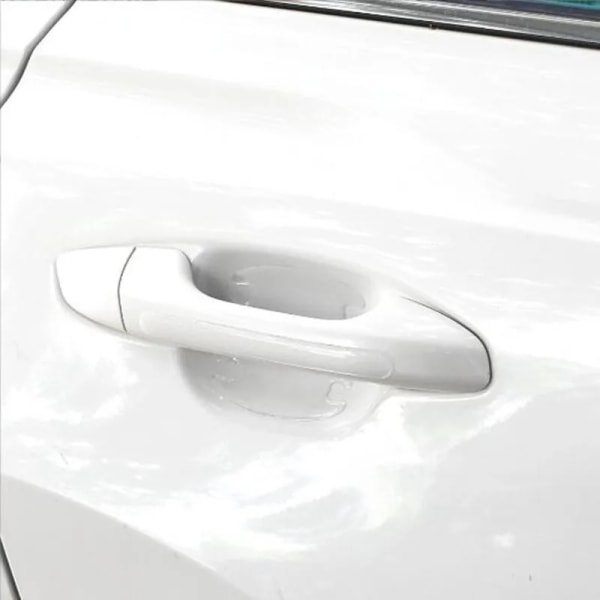 4-Pack - Ridsebeskyttelse Dørhåndtag Bil - Beskyttelsesfilm Transparent Blank (utan logga)