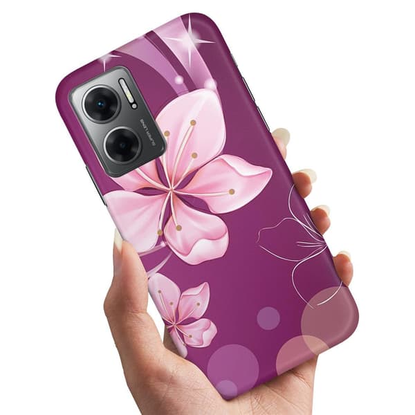 Deksel / Mobildeksel til Xiaomi Redmi 10 5G - Hvit Blomst