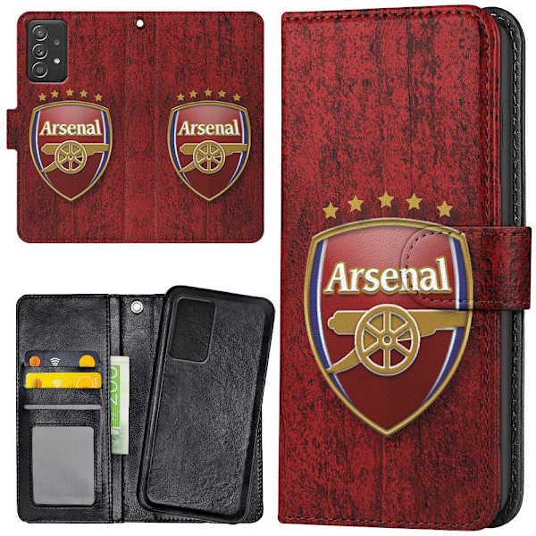 Samsung Galaxy A13 4G - Plånboksfodral/Skal Arsenal