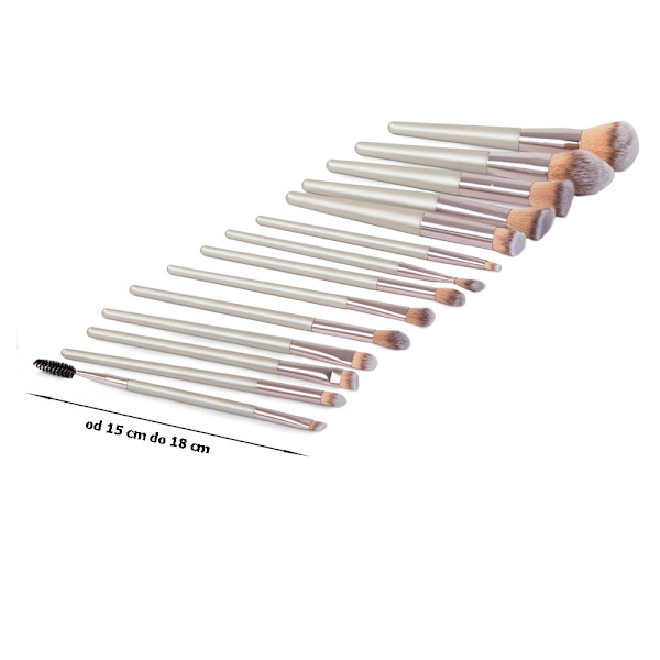 Sminkborstar Set - Smink Borstar - 14-delar