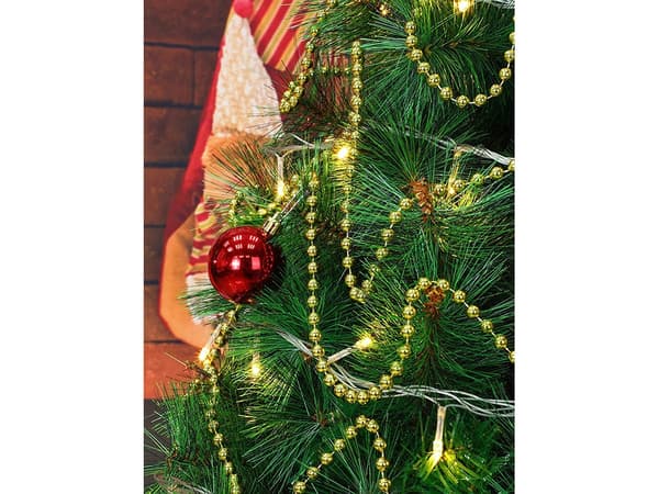 5m Perlegirlander – Julepynt Gold