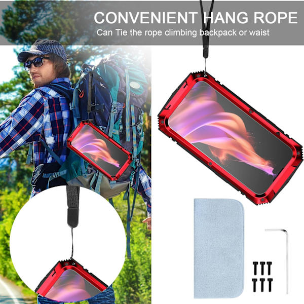 iPhone 15 -sarja - Shockproof Kuori/Puhelinkuori – Vedenpitävä iPhone 15 Plus