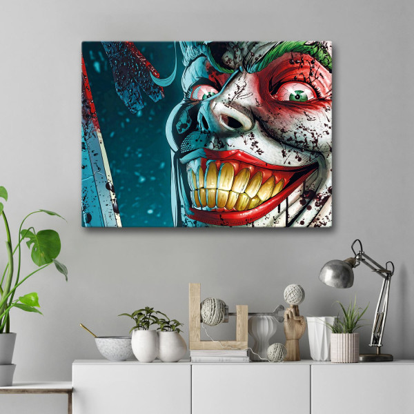 Canvastavla / Tavla - Joker - 40x30 cm - Canvas