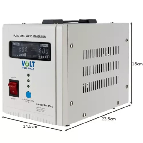 Sinus Pro 800E 12/230V - Inverter – Nødstrømsaggregat Grey