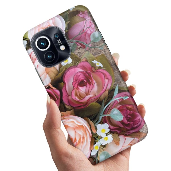 Xiaomi Mi 11 - Cover/Mobilcover Blomster