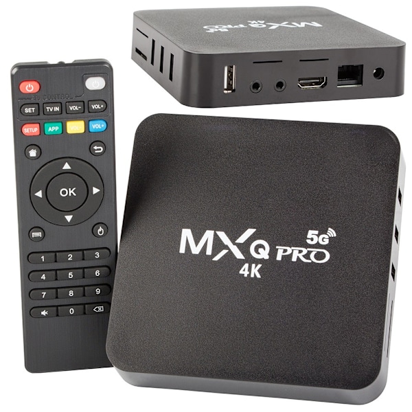 Smart tv box android 4k multimediaspelare