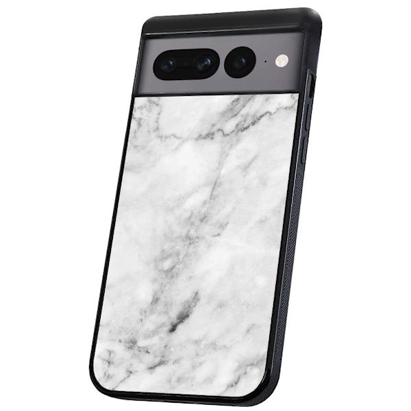 Google Pixel 7 Pro - Deksel/Mobildeksel Marmor