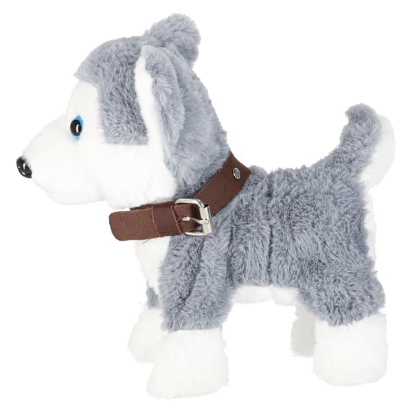 Interaktiv hund i koppel husky