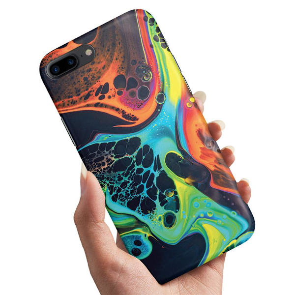 Deksel / Mobildeksel til iPhone 7 / 8 Plus - Marmor Multicolor