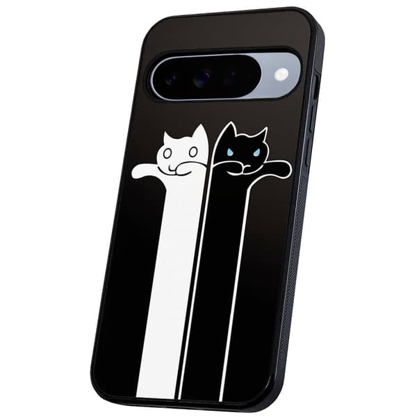 Google Pixel 10/10 Pro - Deksel/Mobildeksel Avlange Katter