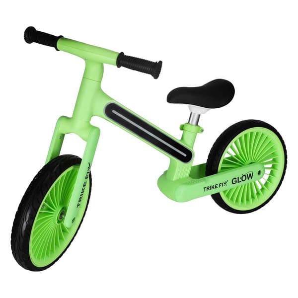 Balanscykel med LED för barn - Springcykel Light green