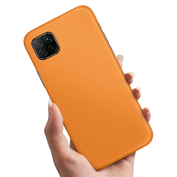 Huawei P40 Lite - Cover / Mobilcover Orange Orange
