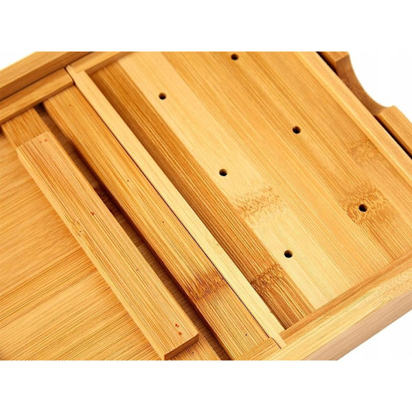 Badekarhylde / Hylde til badekar - Justerbar Bamboo