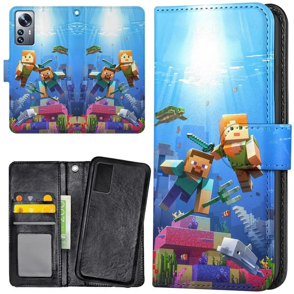 Xiaomi 12 - Plånboksfodral/Skal Minecraft
