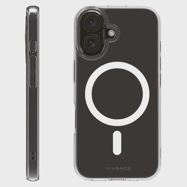 Vivanco Mag Clear skal iPhone 16 Transparent