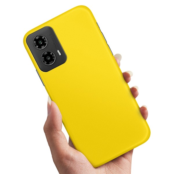 Motorola Moto G55 5G - Skal/Mobilskal Gul