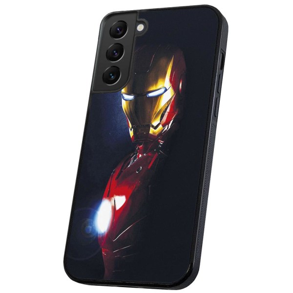Samsung Galaxy S22 - Cover/Mobilcover Glowing Iron Man Multicolor