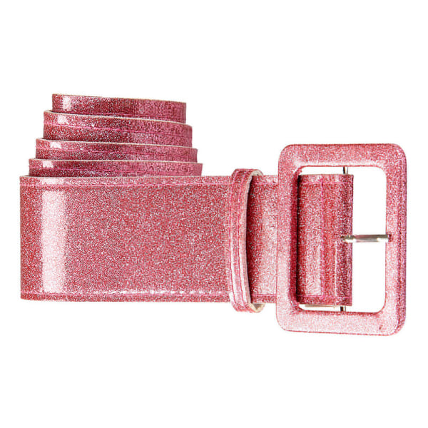 Glitterbälte / Bälte med Glitter - Rosa Rosa one size 777f | Pink | one  size | Fyndiq