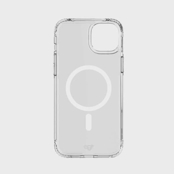 Tech21 Evo Clear MagSafe iPhone 15 Plus Transparent