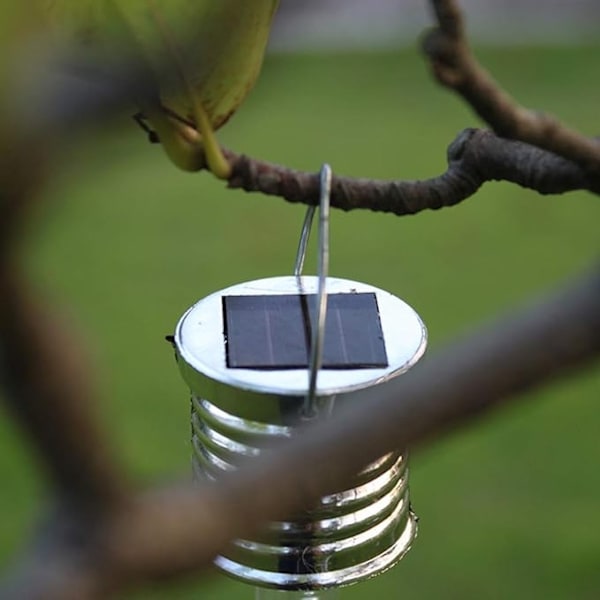 Hængende Lygtestav / Solcellelampe til Have – Havelampe WarmWhite 4-Pack