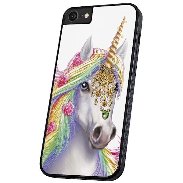 iPhone 6/7/8/SE - Kuoret/Suojakuori Unicorn/Yksisarvinen Multicolor