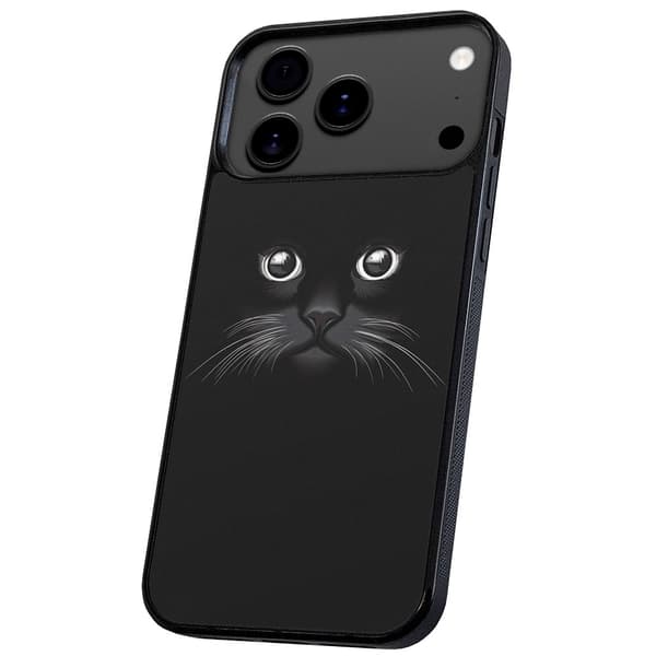 iPhone 17 Pro / 18 Pro - Skal/Mobilskal Svart Katt