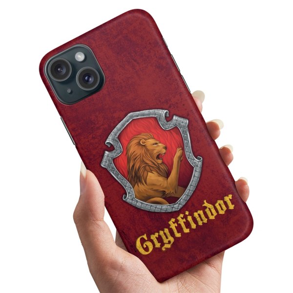 iPhone 15 Plus - Deksel/Mobildeksel Harry Potter Gryffindor