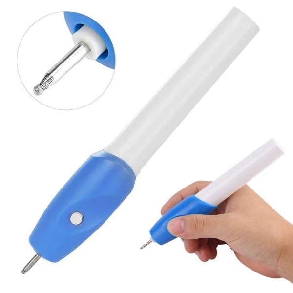 Elektrisk Graveringspen / Gravering – Batteridrevet White